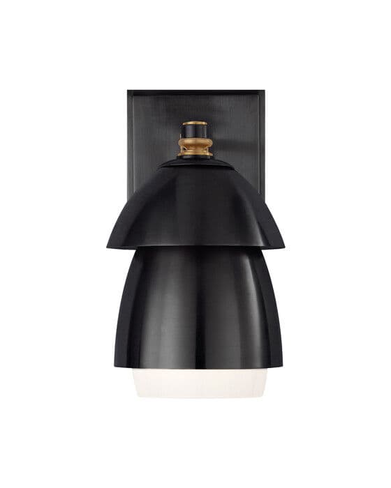 Whitman Sconce Bronze Small – Visual Comfort