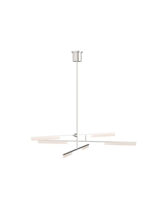 Klee 6-Light Chandelier Polished Nickel