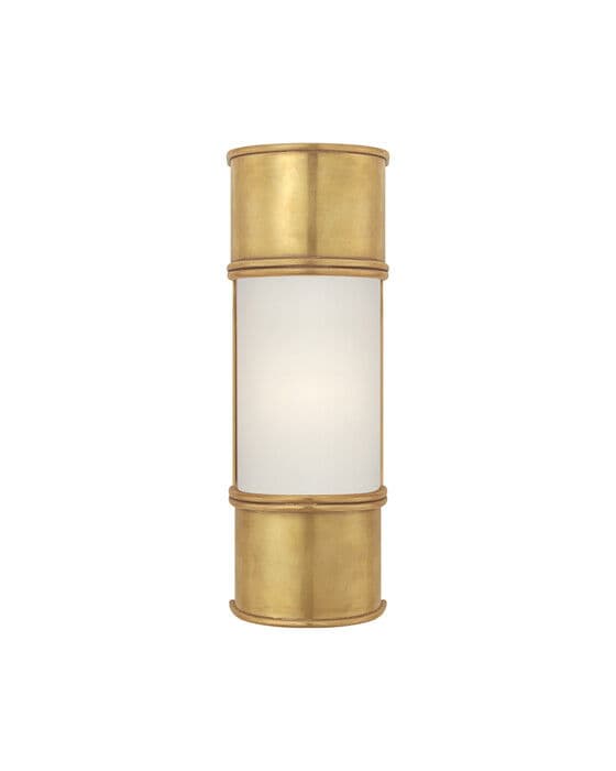Oxford 12" Bath Sconce Antique-Burnished Brass – Visual Comfort
