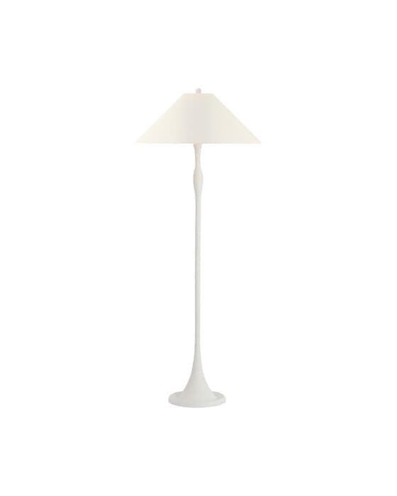 Romero Floor Lamp White/Linen