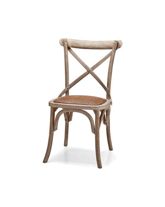 Newport Cross -ruokailutuoli drifted oak