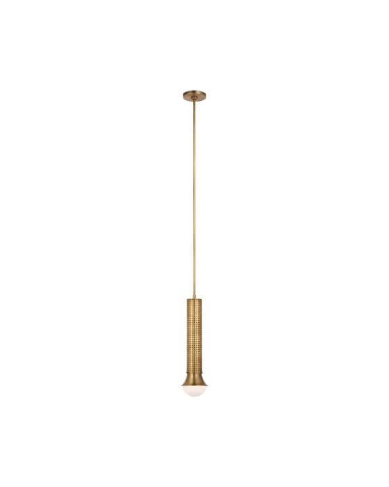 Precision Petite Elongated Pendant Antique Brass – Visual Comfort