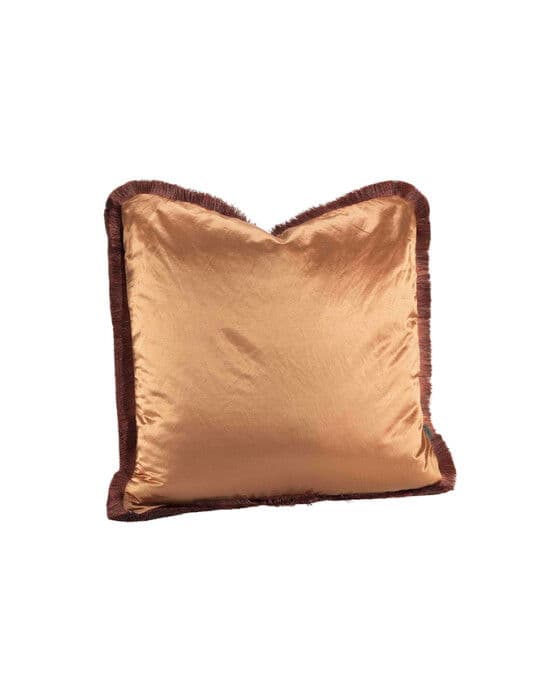 Dorsia-tyynynpäällinen hapsuilla terra