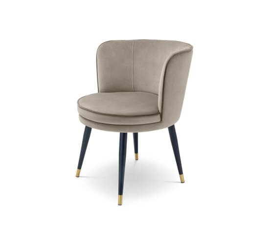 Grenada dining chair velvet savona greige