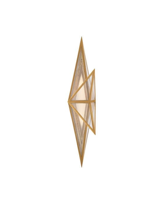 Ori Tall Sconce Antique Brass – Visual Comfort