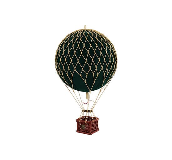 Travels Light Hot Air Balloon Velvet Green – Authentic Models