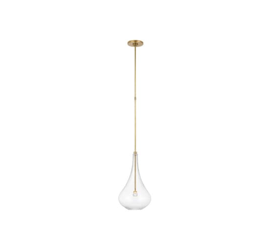 Lomme Pendant Soft Brass Small – Visual Comfort