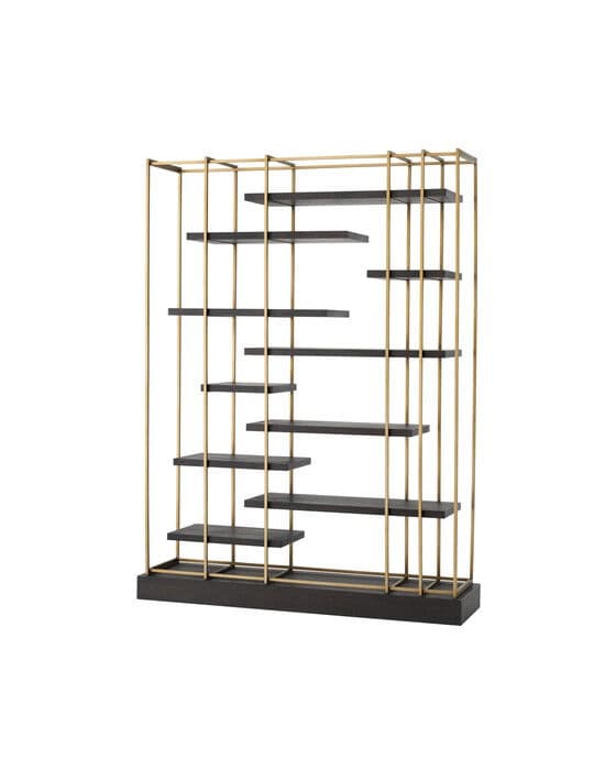 Hylly Cabinet Ward Charcoal Harmaa