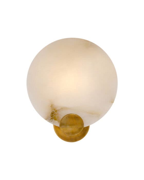 Iveala Single Sconce Antique Brass – Visual Comfort