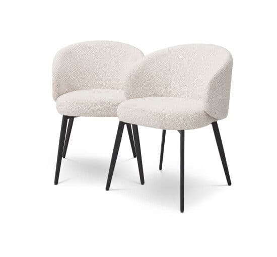 Lloyd nojatuoli bouclé cream 2 kpl