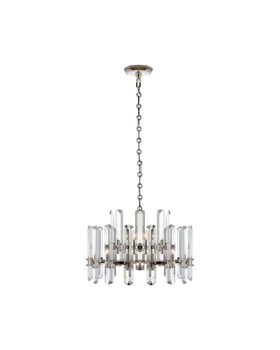 Bonnington Chandelier Polished Nickel – Visual Comfort