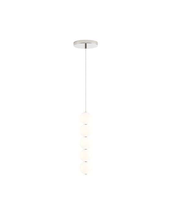 Orbet 5-Light Pendant Nickel – Visual Comfort