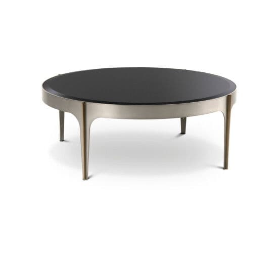 Artemisa Coffee Table Brushed Steel S – Eichholtz