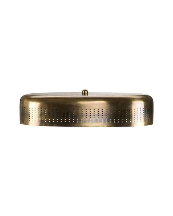 Armando Lampshade Oval Antique Brass – Artwood