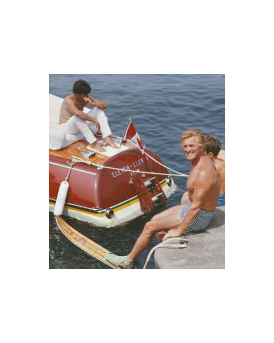 Kirk Douglas in Antibes – Slim Aarons