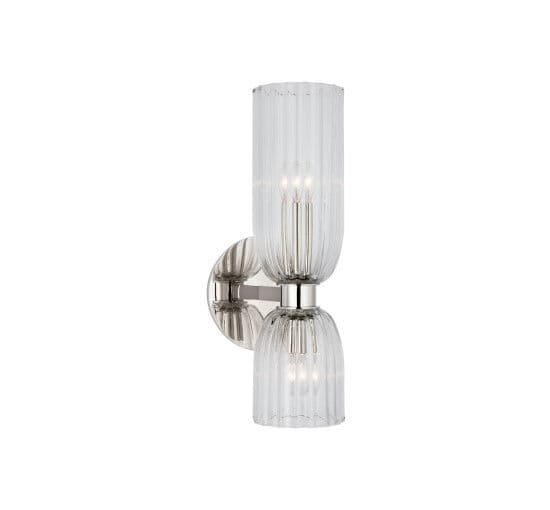 Asalea 16" Double Bath Sconce Polished Nickel