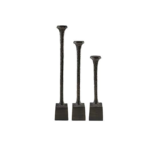 Candela-kynttilänjalka, pronssi 3-set