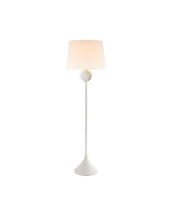 Alberto Large Floor Lamp White – Visual Comfort