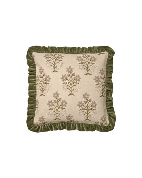 Cushion cover Lily Green