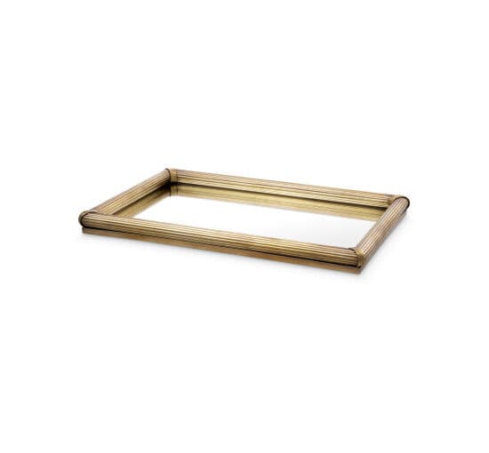 Lenora Tray Vintage Brass – Eichholtz