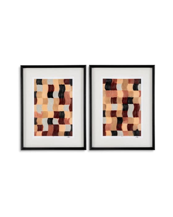 Sun baked mosaïc by grace popp 2-set