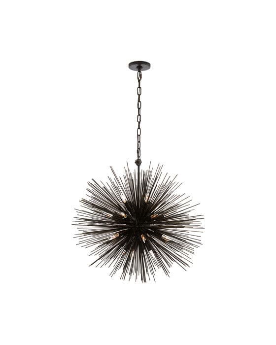 Strada Round Pendant Black – Visual Comfort