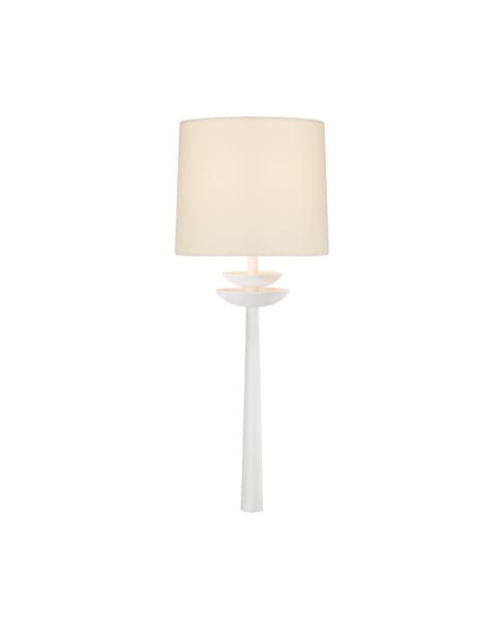 Beaumont Medium Tail Sconce White – Visual Comfort