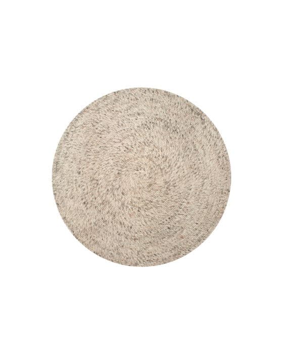 Merino-matto pyöreä natural beige – Classic Collection