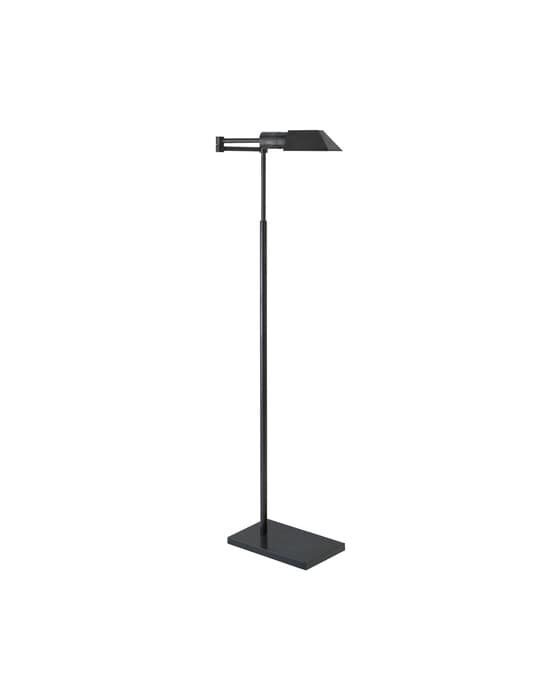 Studio Swing Arm Floor Lamp Bronze – Visual Comfort