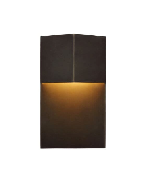 Rega 12" Wide Sconce Bronze – Visual Comfort