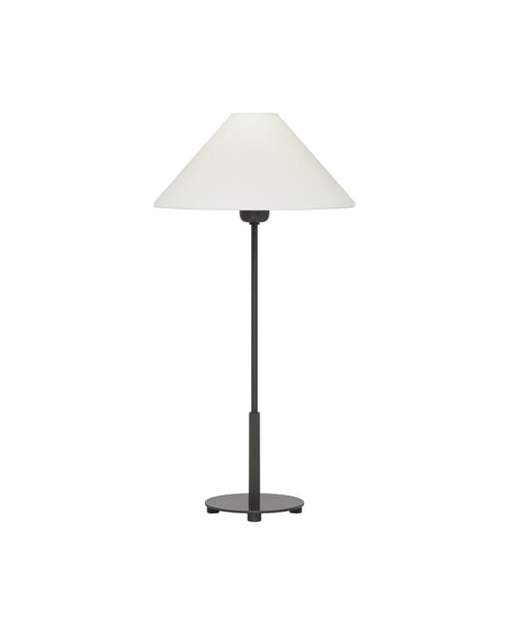 Hackney Table Lamp Bronze/Linen Shade – Visual Comfort