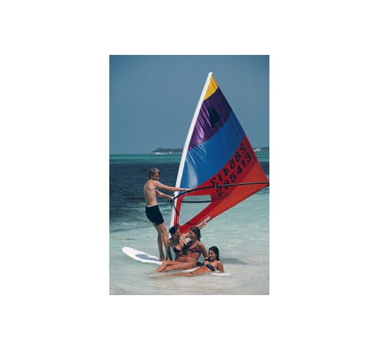 Bahamas Windsurfing – Slim Aarons