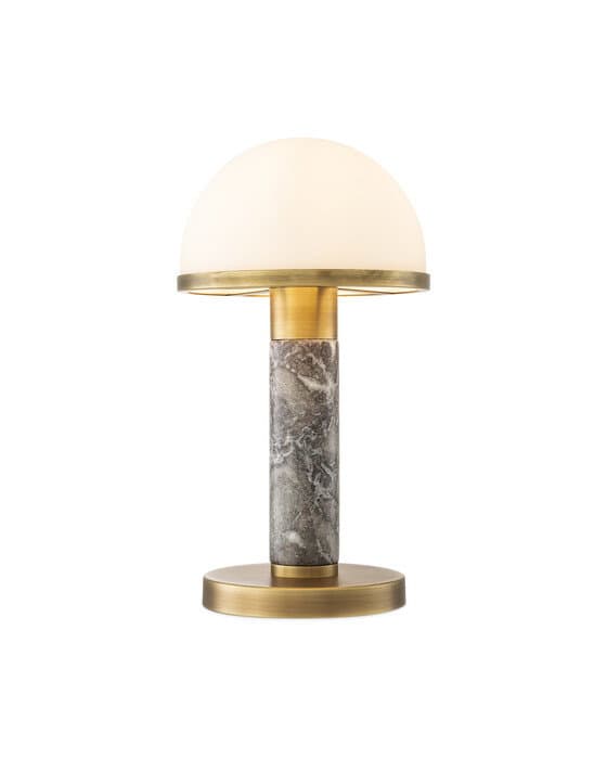Ziegèl pöytävalaisin antique brass