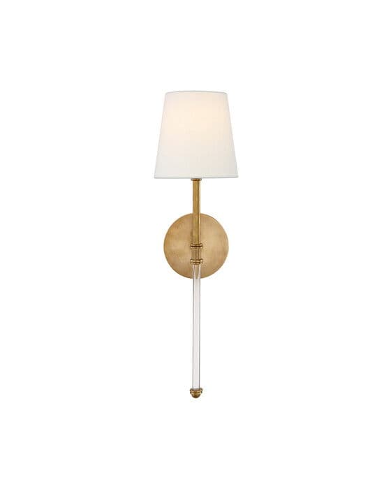 Camille Sconce Antique Brass – Visual Comfort