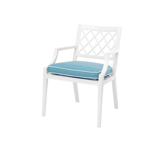 Käsinojallinen Paladium-tuoli, valkoinen