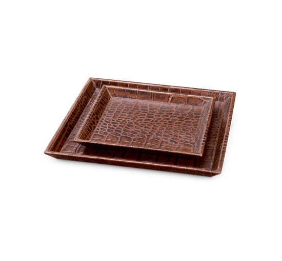 Scaleo Desk Tray Black Set of 2 – Eichholtz