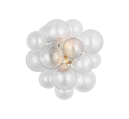 Talia Sconce Silver M – Visual Comfort
