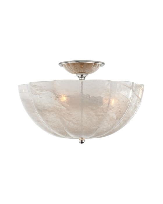 Rosehill Semi-Flush Pendant Polished Nickel – Visual Comfort