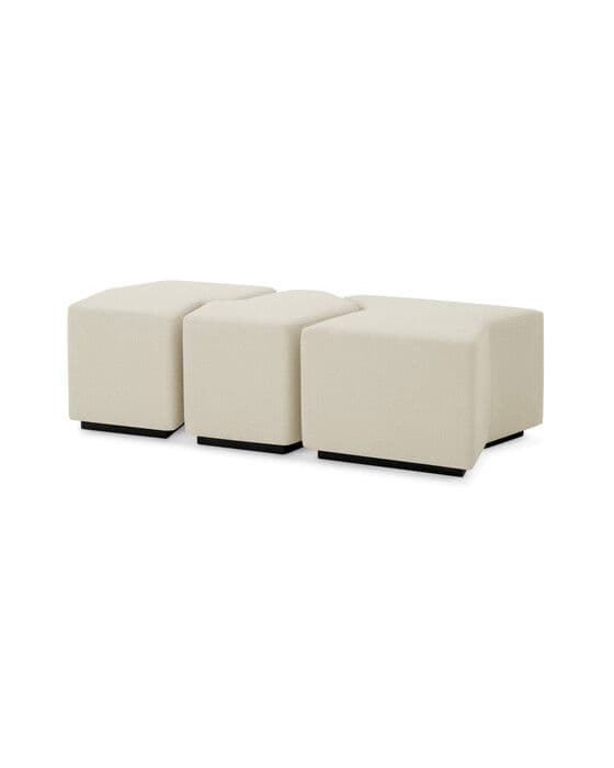 Filbert Stool Rêve Cream Set of 3