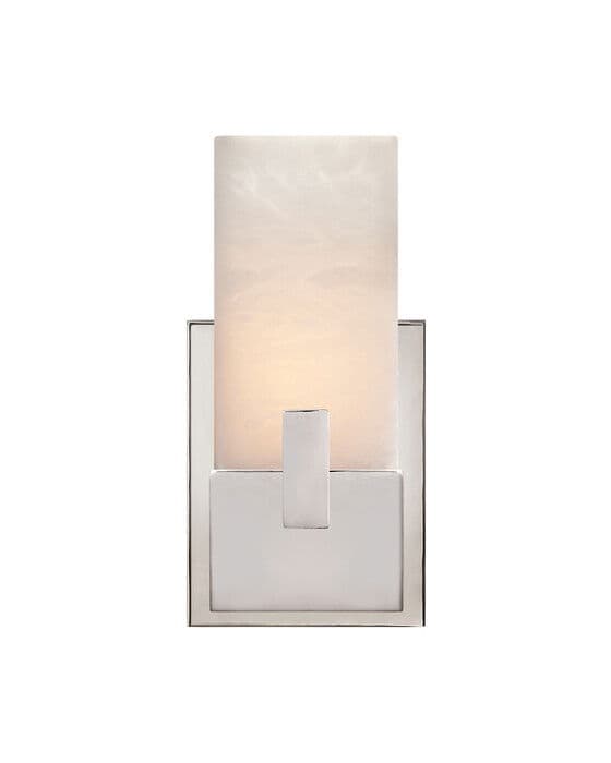 Covet Short Clip Bath Sconce Polished Nickel – Visual Comfort