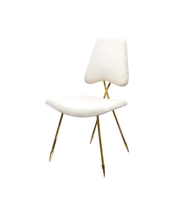 Maxime Dining Chair Belgium Stone Linen – Jonathan Adler