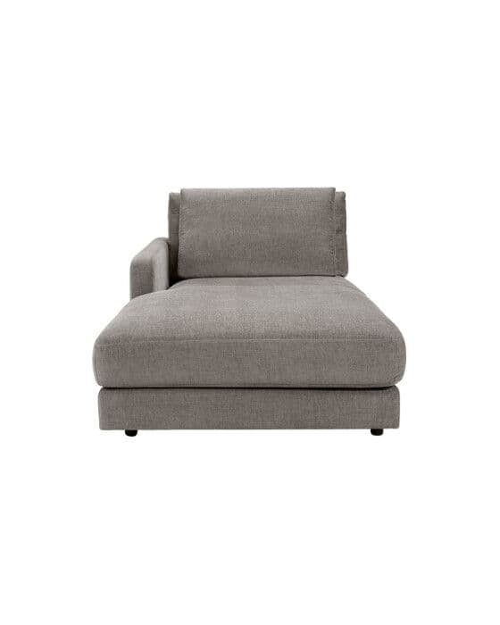 Reno Chaise Longue Hailey Taupe Left – Artwood