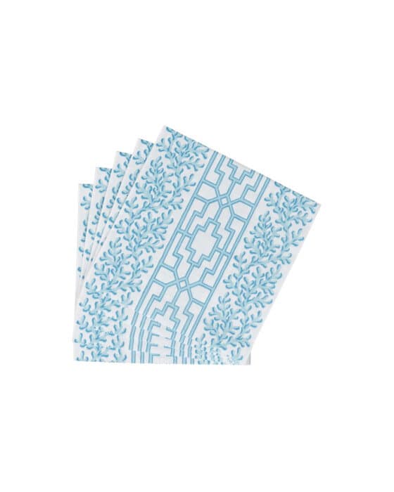 Coral And Trellis Robin's Egg -servetit, 20 kpl
