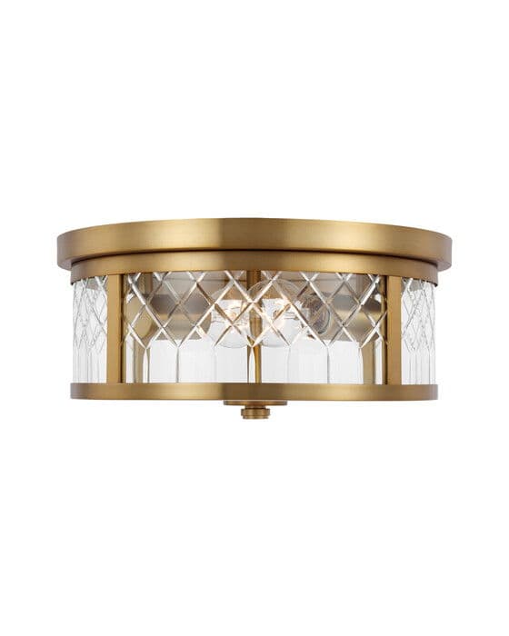 Alec Flush Mount Brass – Visual Comfort