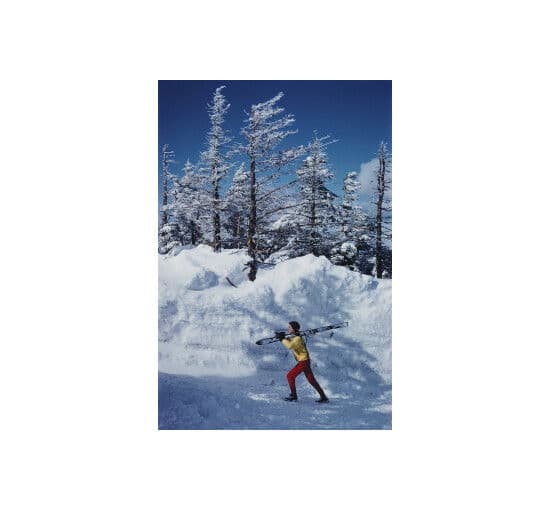 Skier in Vermont – Slim Aarons