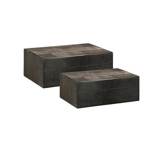 Avorio säilytyslaatikot ruskea/musta 2 kpl – Artwood