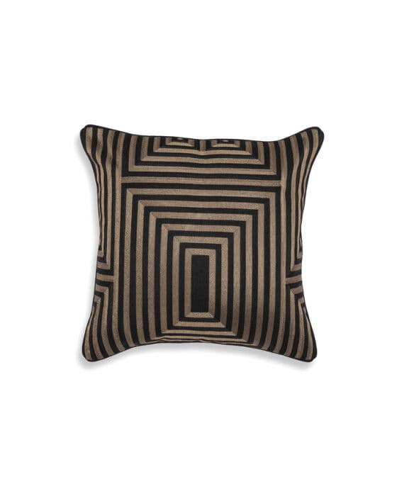 Spray Cushion Black/Gold – Eichholtz