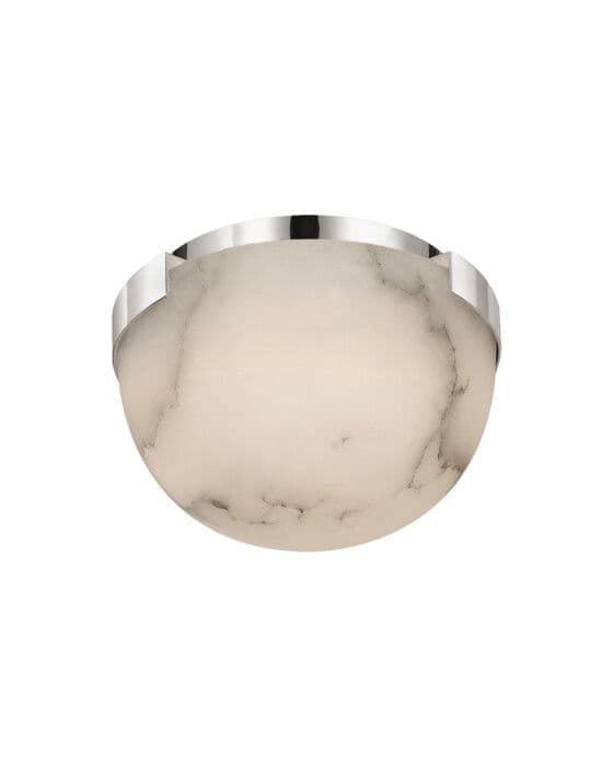 Melange Petite Flush Mount Nickel – Visual Comfort