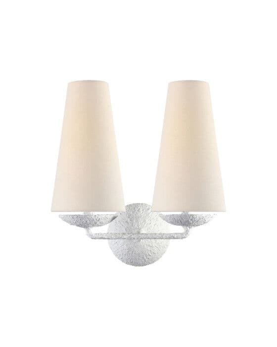 Fontaine Double Sconce Plaster