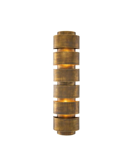Manetti seinävalaisin vintage brass